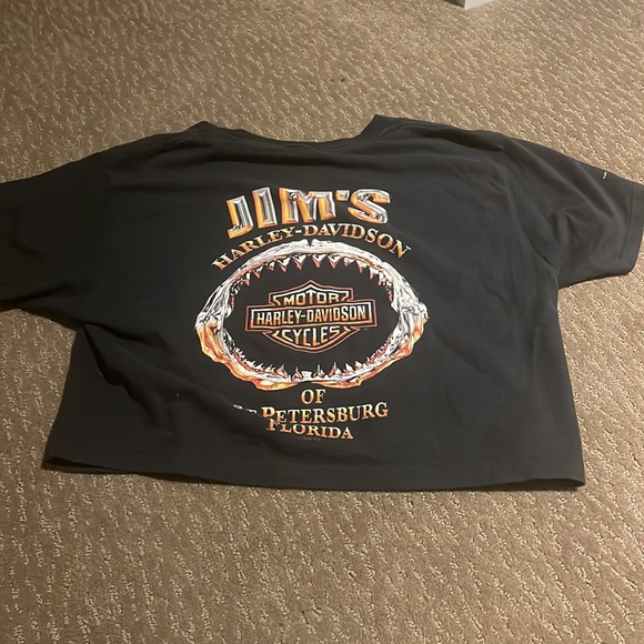 Harley Davidson Cropped Vintage Tee - Picture 2 of 2